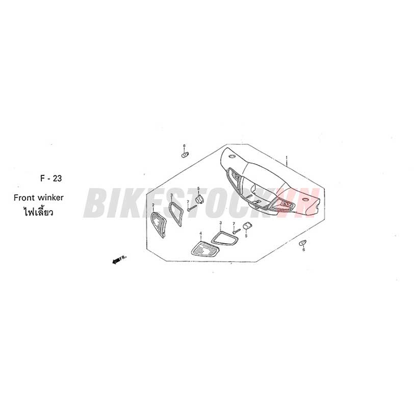 F-23_ĐÈN BÁO RẼ TRƯỚC